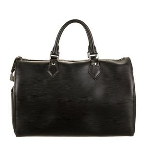 💯 Black Louis Vuitton Epi Speedy 35